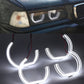 LED Angel Eyes Kit Headlights for BMW 3 Series E36 - '91 to '00