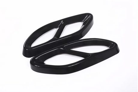 Performance Black Exhaust Tips for Mercedes-Benz E Class W213 - 2016 to 2022 Mercedes-Benz Euro Premium Parts