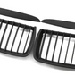 Black Front Kidney Grilles M3-look for BMW 3 Series E90 E91 (2006 to 2012)