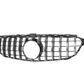 Black Front Panamericana AMG GTR grille for Mercedes C-Class W205 (2014 to 2018)