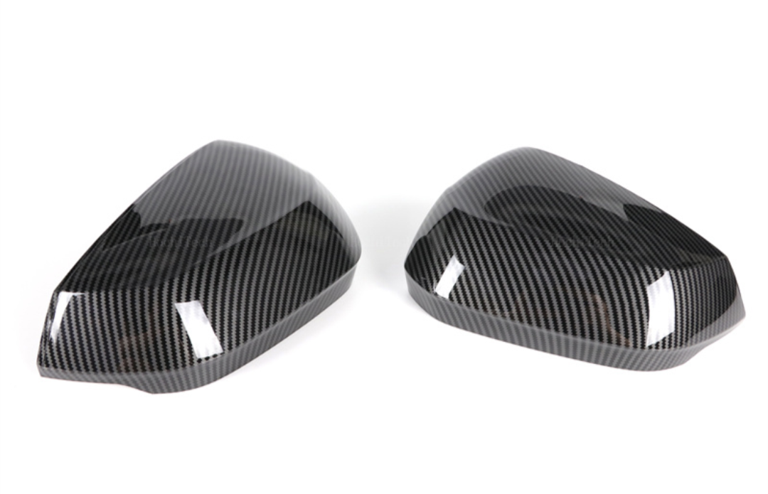 Carbon fiber mirror caps for Audi Q3 and RSQ3 (2018 to 2023)