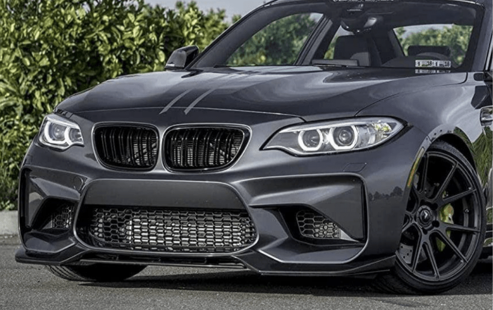 BMW 2 Series F22 black front kidney grilles (2014 to 2022)