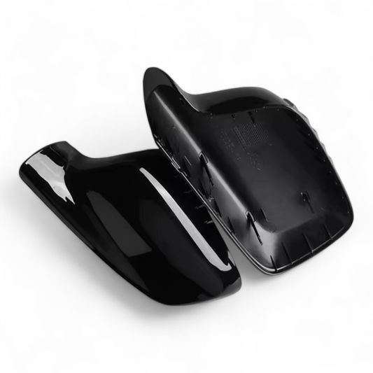 Glossy black mirror caps for BMW 7 Series E65 - 2001 to 2009