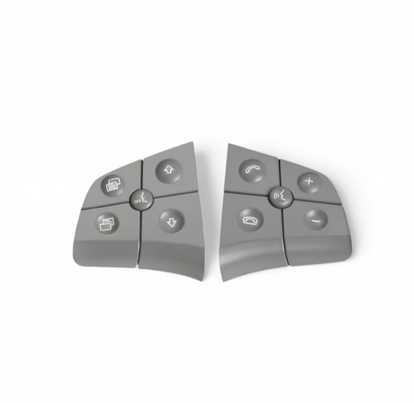 Mercedes-Benz GL Class W164 Multifunction steering wheel buttons replacement (2006 - 2009) Mercedes-Benz Euro Premium Parts Silver With voice control