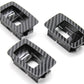 Carbon fiber look interior door handles for BMW 3 Series E90 (2005 - 2012)