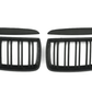 Black Front Kidney Grilles M3-look for BMW 3 Series E90 E91 (2006 to 2012)