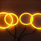 LED Angel Eyes Kit Headlights for BMW 3 Series E46 - '98 to '06
