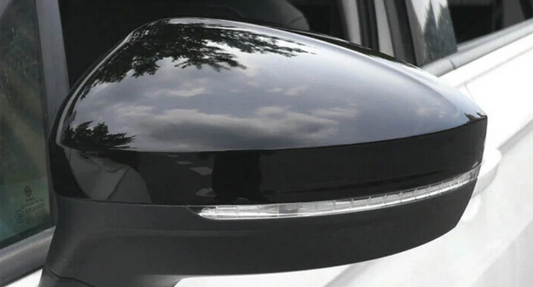 Volkswagen Tiguan glossy black mirror caps (MY 2017-2020)