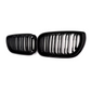 Black Front Kidney Grilles for BMW 3 Series and M3 E46 (1997 to 2005)