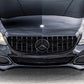 Black Front Panamericana AMG GTR grille for Mercedes C-Class W205 (2014 to 2018)
