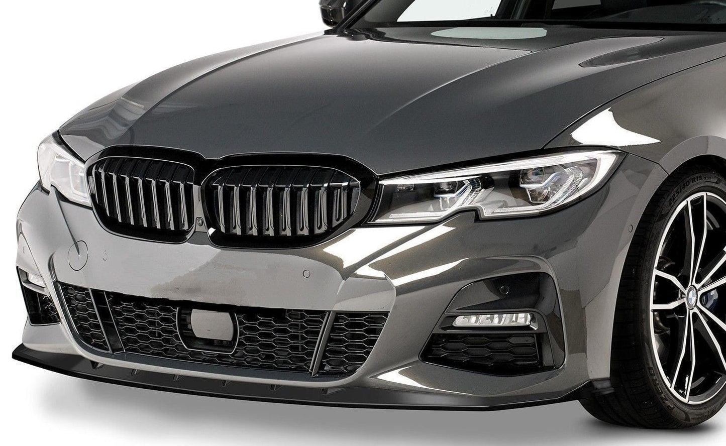 Black front kidney grilles M3 Competition-look for BMW 3 Series G20 (2019 to 2022)