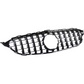 Black Front Panamericana AMG GTR grille for Mercedes C-Class W205 (2014 to 2018)