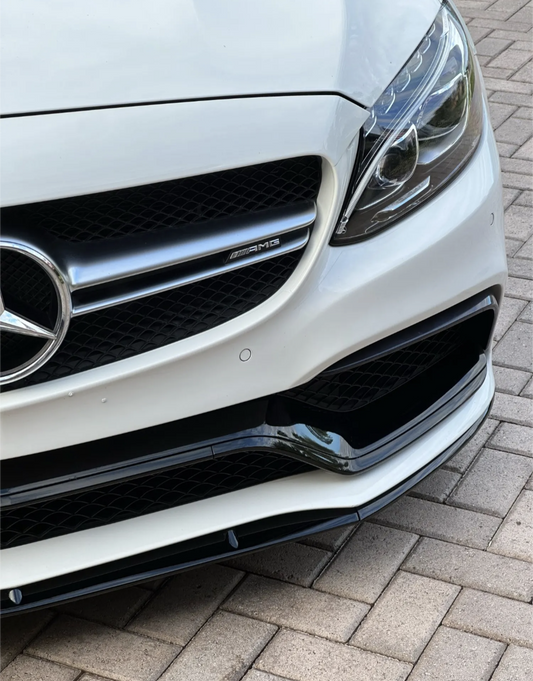 AMG Type Front Lip Splitter for Mercedes C-Class Coupe C63 AMG C205 W205 (2014 to 2021)