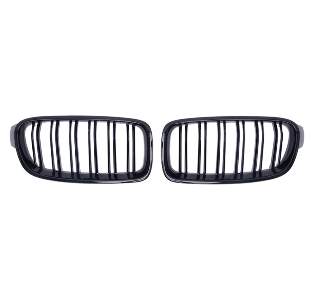 BMW 3 Series F30 Black Front Grilles (2011 to 2019)