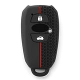 Silicone Subaru Key Case and Key Chain – Protective Key Fob Cover