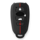 Silicone Subaru Key Case and Key Chain – Protective Key Fob Cover