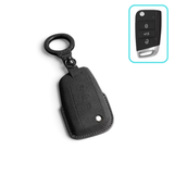 Alcantara Volkswagen Key Case – Protective Key Fob Cover VW Polo Golf Jetta Touareg T-Roc Tiguan