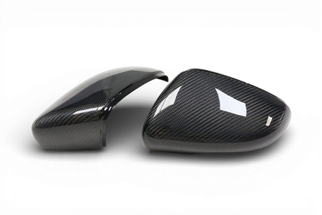 Carbon Fiber Mirror Caps for VW Golf Mk6 (MY 2008 - 2016) VW Euro Premium Parts Fibre de carbone