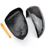 Black Performance Mirror Caps For VW Golf Mk7 (2012-2020) Euro Premium Parts