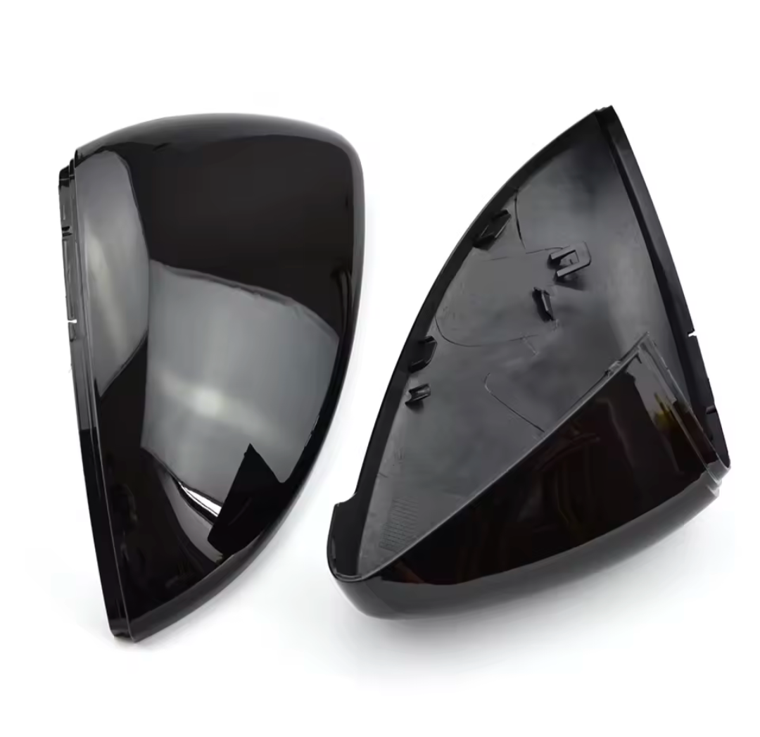 Black Performance Mirror Caps For VW Golf Mk7 (2012-2020) Euro Premium Parts