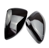 Black Performance Mirror Caps For VW Golf Mk7 (2012-2020) Euro Premium Parts
