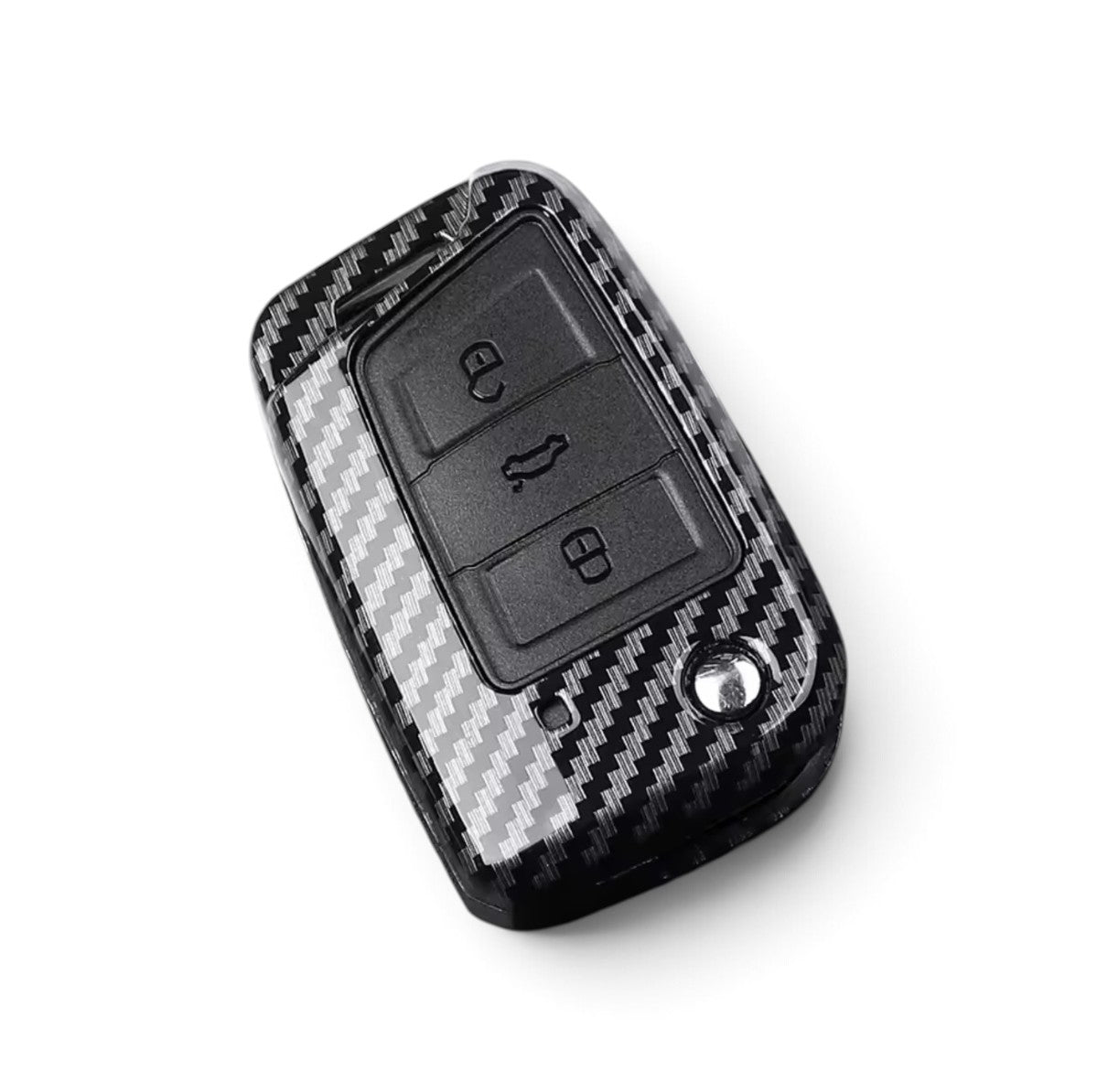 Carbon-Look Volkswagen Key Case – Protective Key Fob Cover For VW