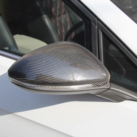 Carbon fiber mirror caps for Volkswagen Golf Mk7 (2012-2020) Euro Premium Parts