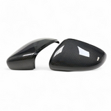 Carbon fiber mirror caps for Volkswagen Golf Mk7 (2012-2020) Euro Premium Parts Real Carbon Fiber