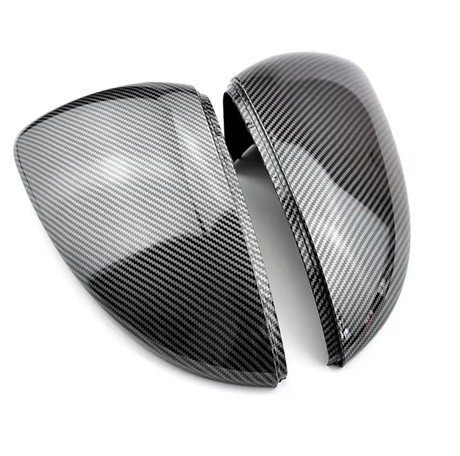 Carbon fiber mirror caps for Volkswagen Golf Mk7 (2012-2020) Euro Premium Parts Carbon Fiber replica